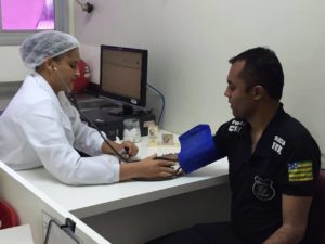 "A doação de sangue é uma forma de solidariedade dos policiais civis com a sociedade", disse o presidente Moisemar Marinho