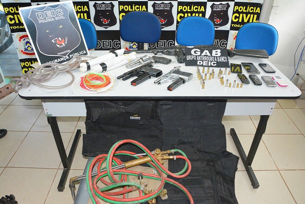 Polícia desarticula quadrilha especializada em assalto a instituições financeiras