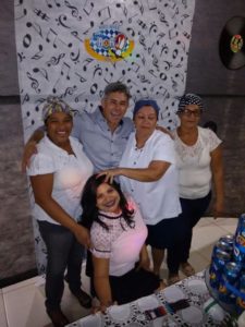 Belinha, organizadora do jantar 