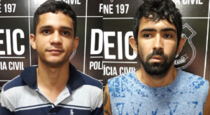 A esquerda, Pedro Henrique Martins Soares - vulgo - Dirico. A direita, Absaih Oliveira Madeira