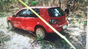 Veículo roubado da vítima e recuperado pela Polícia 