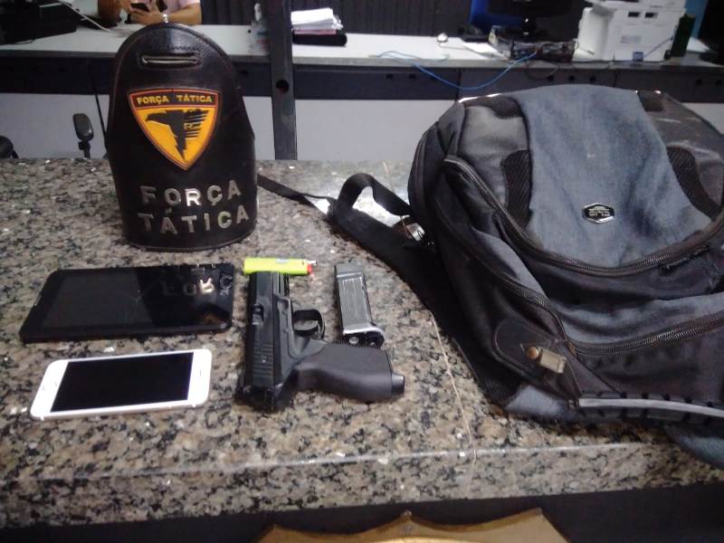 Homem é preso em Araguaína por roubar aparelho de telefone e tablet