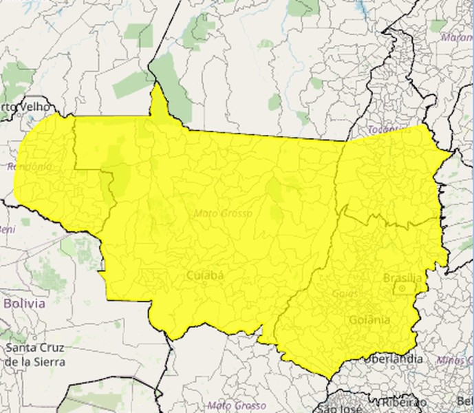 Após ondas de calor,Tocantins entra em alerta para tempestades perigosas