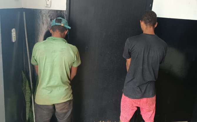 Dois dos investigados pelo homicídio ocorrido em fevereiro deste ano em Palmas - Divulgação PCTO
