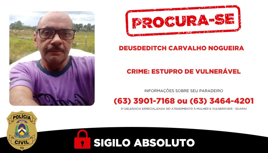 Procurado por estuprar menor em Guaraí