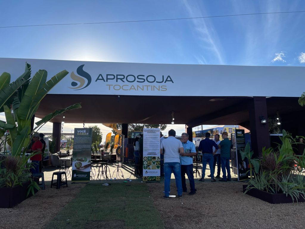 Aprosoja Tocantins conquista 3º lugar no Concurso Estande Sustentável durante a Agrotins 2026
