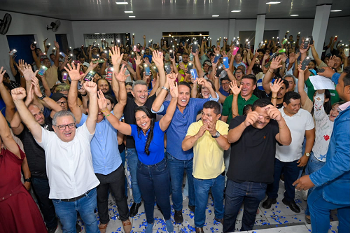 Rumo ao Senado, Gaguim fortalece base política ao lado de Vanda Monteiro em Palmas