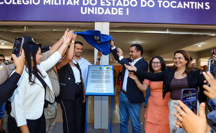 Governador Wanderlei inaugura reforma de colégio militar e amplia acesso à internet nas escolas do Tocantins