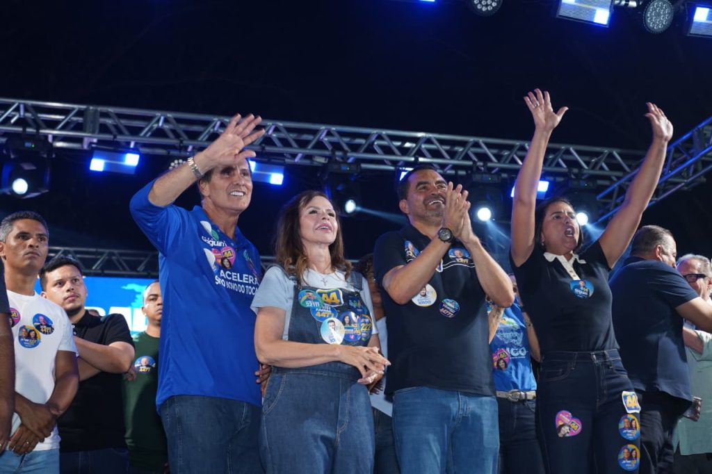Mais de 10 mil pessoas acompanham Wanderlei reafirmar apoio a Gaguim e Eduardo Gomes ao senado
